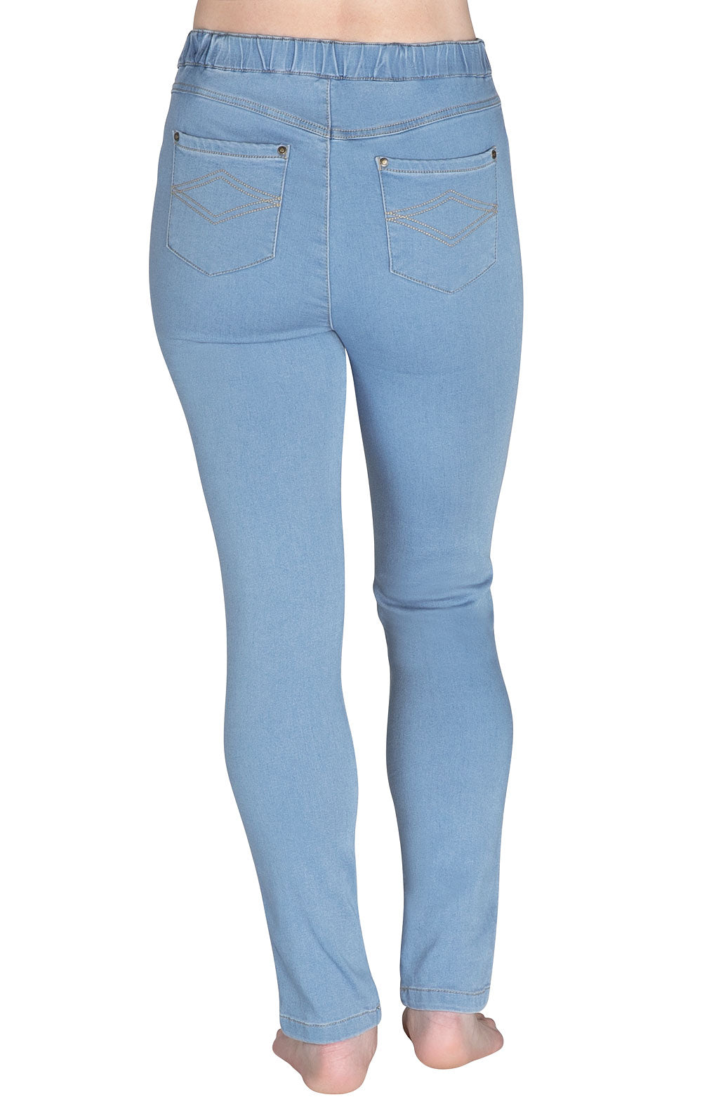 Women's High-Waist Skinny Jeans Pajamajeans - Main Image